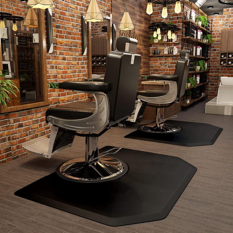 Anti Fatigue Hair Salon Mat - 4'X5'  Pentagon 