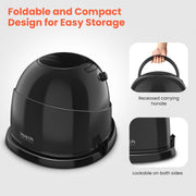 Portable Hooded Dyer - 1875w Iconic Hair Dryer (Black)