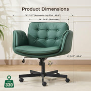 Criss Cross Low Back Studio Chair (Jade)