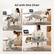 Criss Cross Low Back Studio Chair (Cream)
