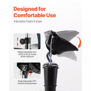 Portable Shampoo Bowl, Electric Pump Sink for Hair Washing, 2 Buckets 2 Showerheads Adjustable Height and Angle, Black
