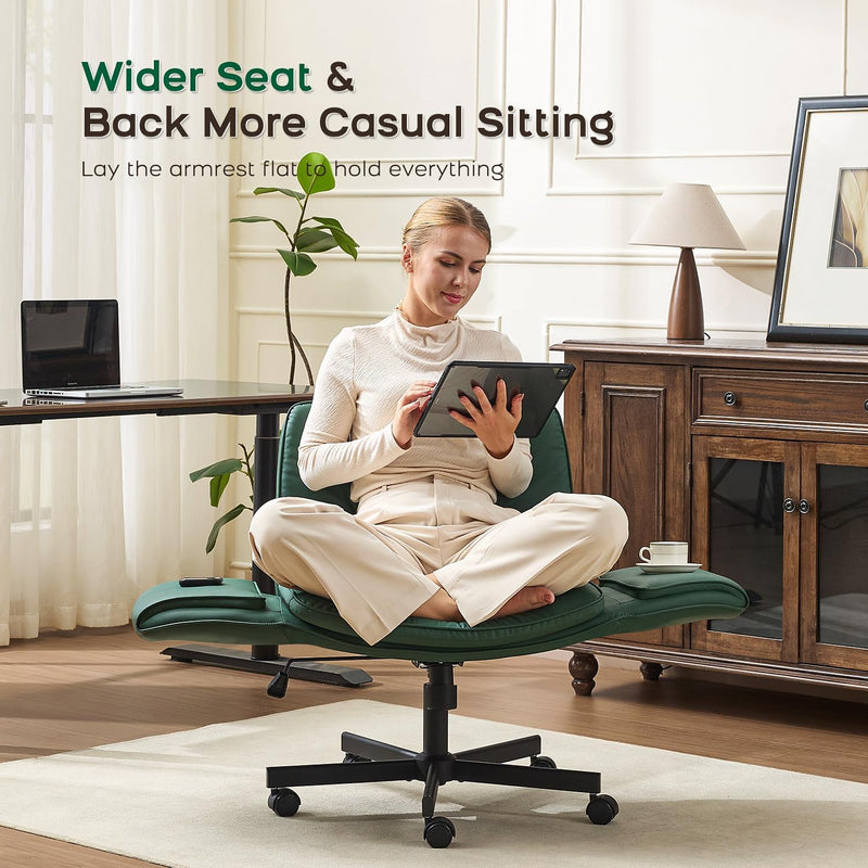 Criss Cross Low Back Studio Chair (Jade)