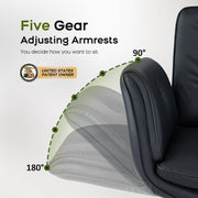 Criss Cross Low Back Studio Chair (Black)