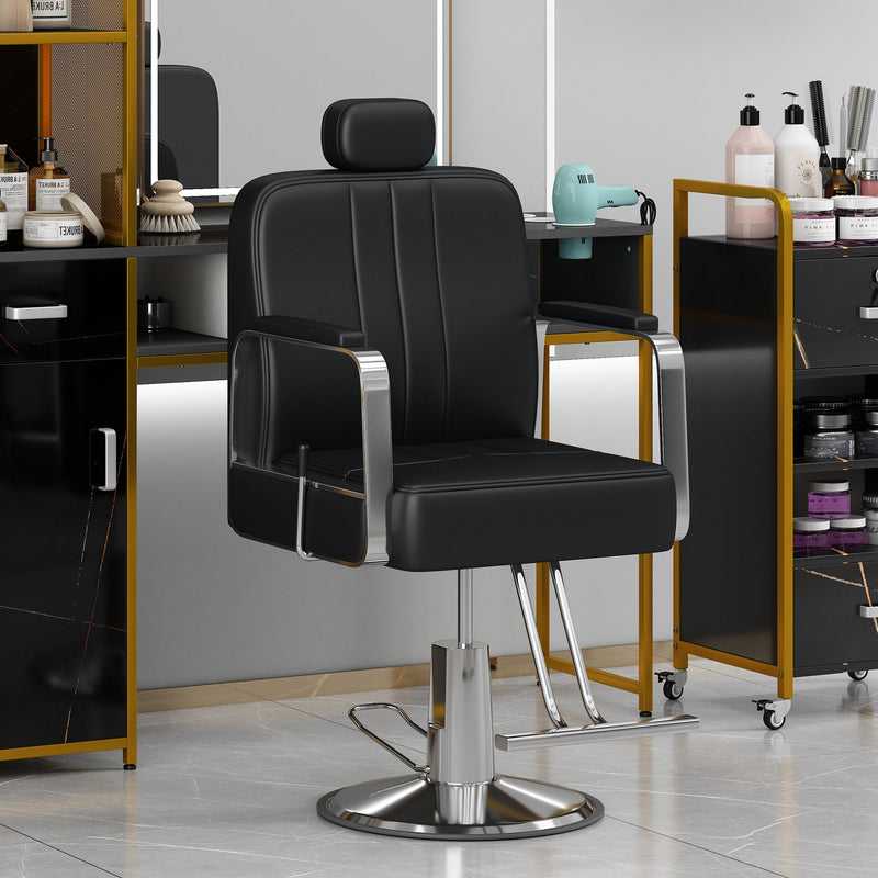 Premium PU Leather Barber Chair