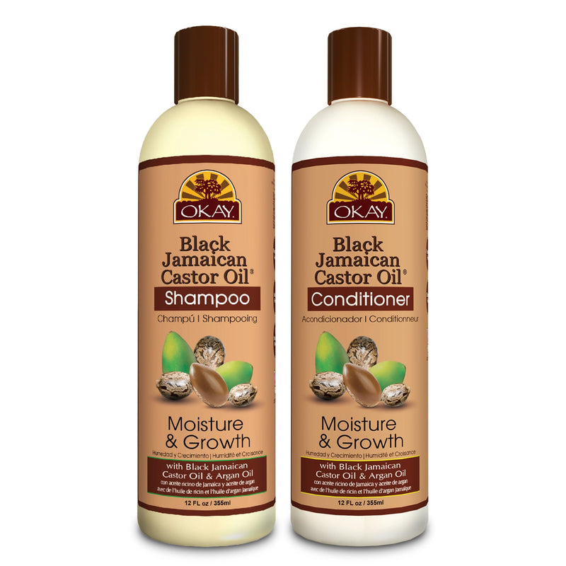 Black Castor Oil Shampoo & Conditioner Duo