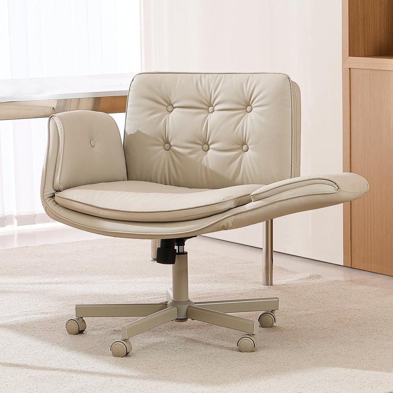 Criss Cross Low Back Studio Chair (Cream)