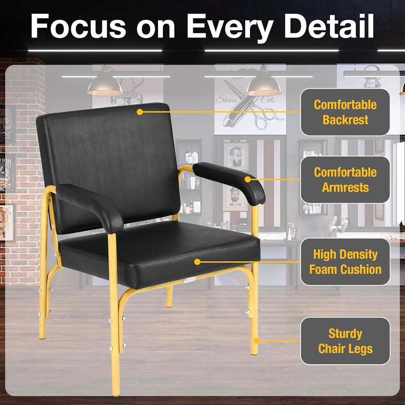 Reclining Shampoo Chair (Gold)