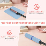 Heat Resistant Silicone Mat - 14" x 11" - Sky Blue 