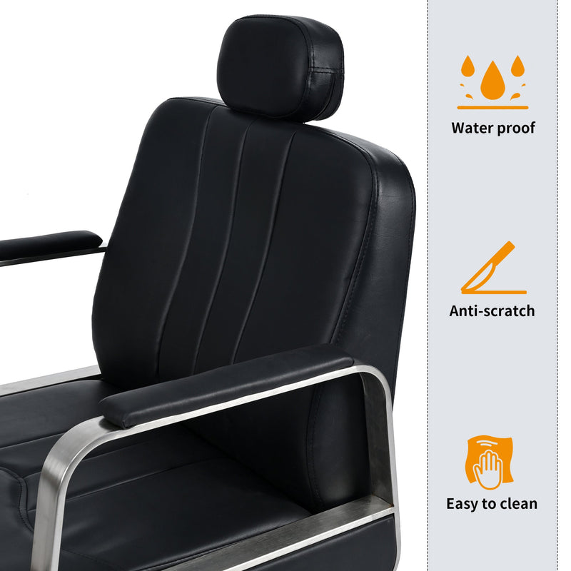 Premium PU Leather Barber Chair