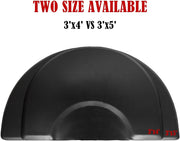 Anti Fatigue Hair Salon Mat - Extra Cushion - 4' x 4' x 1'' Semi Circle 