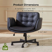 Criss Cross Low Back Studio Chair (Black)