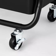 3 Tier Metal Utility Studio Cart (Black)