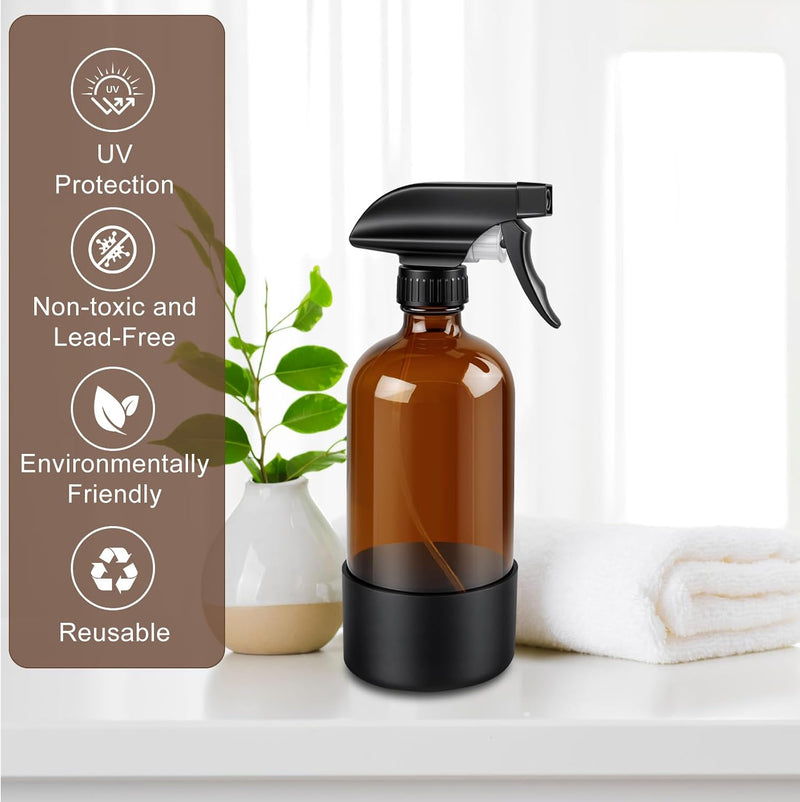 Amber Glass Spray Bottle