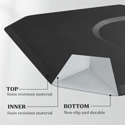 Anti Fatigue Hair Salon Mat - 4'X5'  Pentagon 