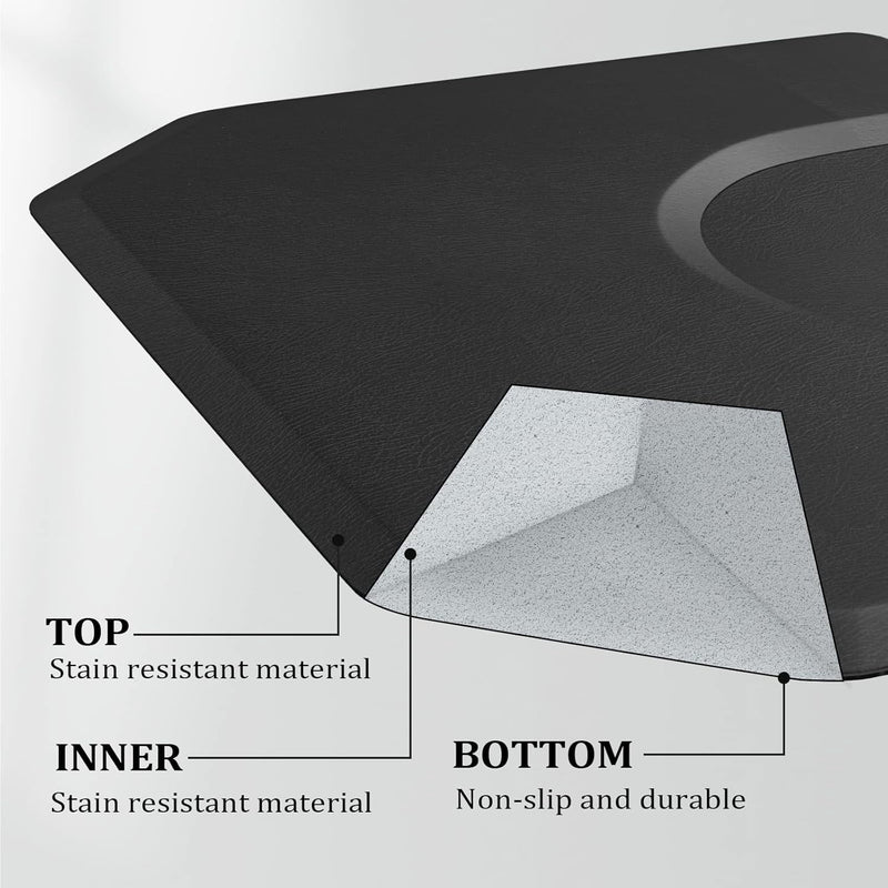 Anti Fatigue Hair Salon Mat - 4'X5'  Pentagon 