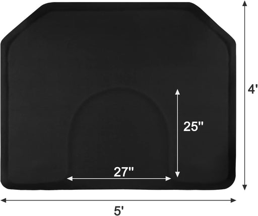 Anti Fatigue Hair Salon Mat - 4'X5'  Pentagon 