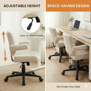 Criss Cross Studio Chair - Plush (White) 