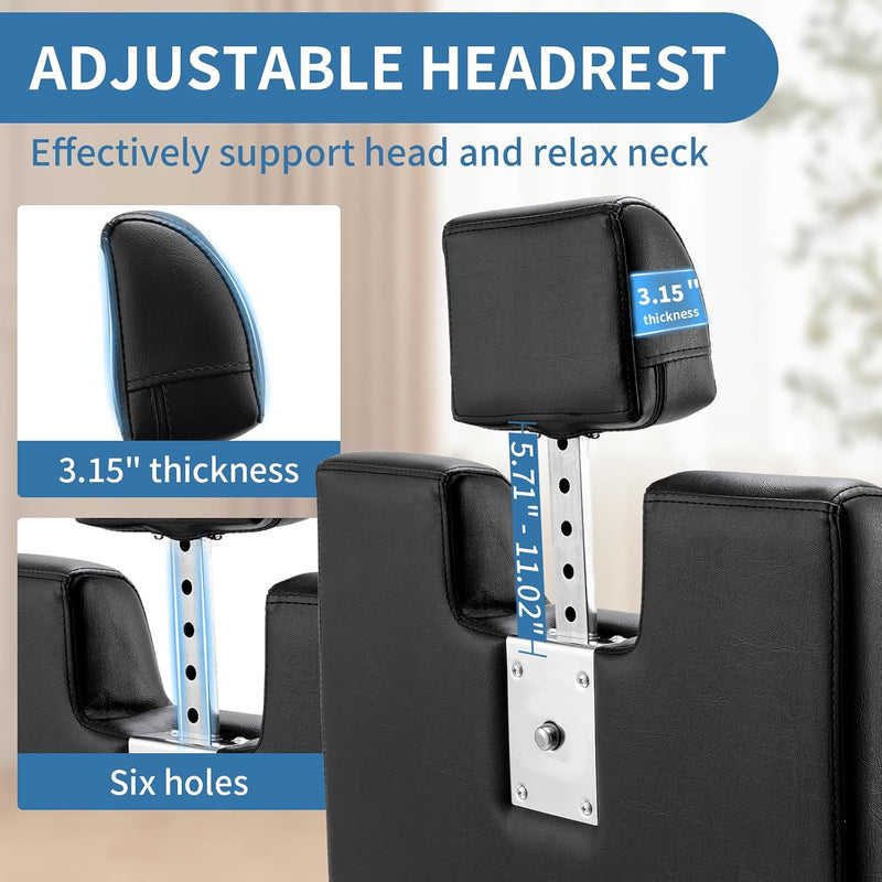 Shampoo & Styling Hydraulic Salon Chair 
