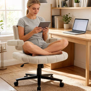 Criss Cross Studio Chair - Plush (White) 