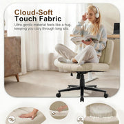 Criss Cross Studio Chair - Plush (White) 