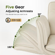 Criss Cross Low Back Studio Chair (Cream)