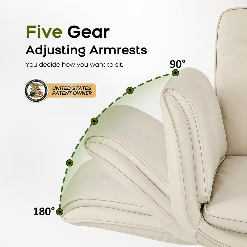 Criss Cross Low Back Studio Chair (Cream)