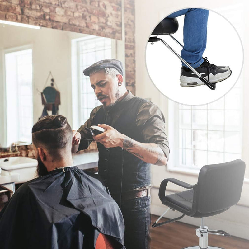 Salon Chair Hair Styling Chair with Swivel Hydraulic Pump for Barber Salon Equipment (Black)
