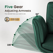 Criss Cross Low Back Studio Chair (Jade)