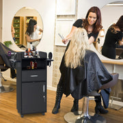 Salon Trolley Cart - Tool Holders & Drawer Storage