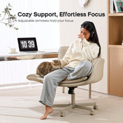 Criss Cross Low Back Studio Chair (Cream)