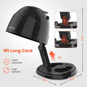 Portable Hooded Dyer - 1875w Iconic Hair Dryer (Black)