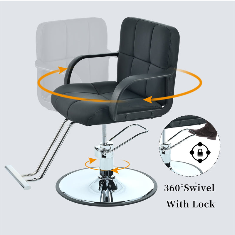 Classic Metal Barber Chair