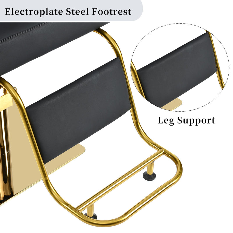 Two-Tone Gold & Black Styling Chair