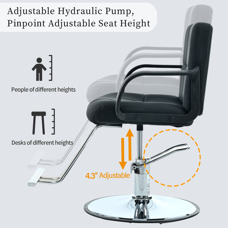 Classic Metal Barber Chair