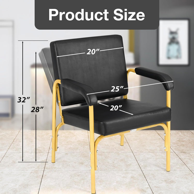 Reclining Shampoo Chair (Gold)