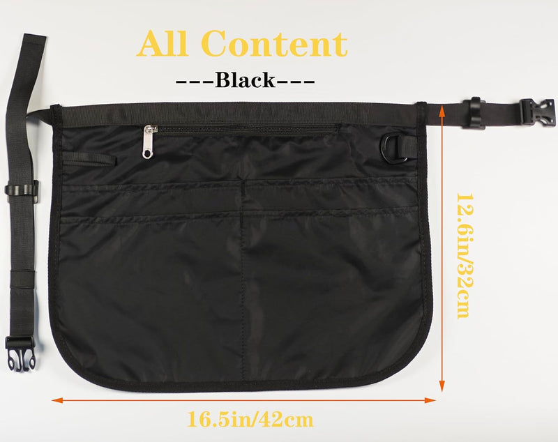 Essential 5 Pocket Salon Belt (Black) 