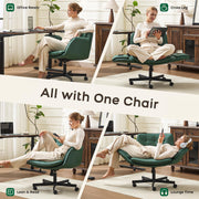 Criss Cross Low Back Studio Chair (Jade)
