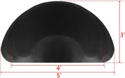 Anti Fatigue Hair Salon Mat - 3' x 5' x 1/2''  Semi-Circle