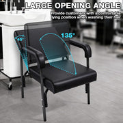 Reclining Shampoo Chair (Black)