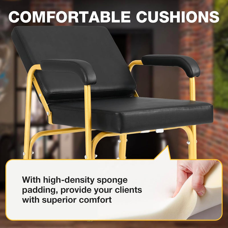 Reclining Shampoo Chair (Gold)