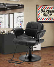 Styling Chair - Arm Cushions & Wide Base 