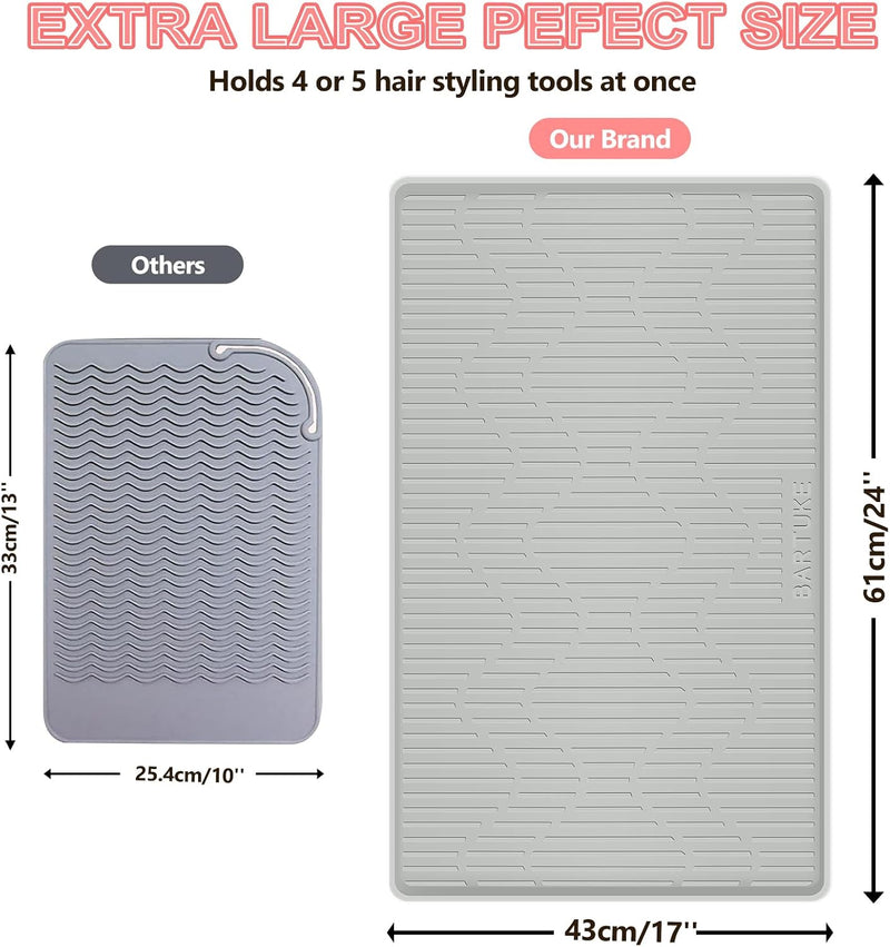 Oversized Heat Resistant Mat -  24" X 17" 