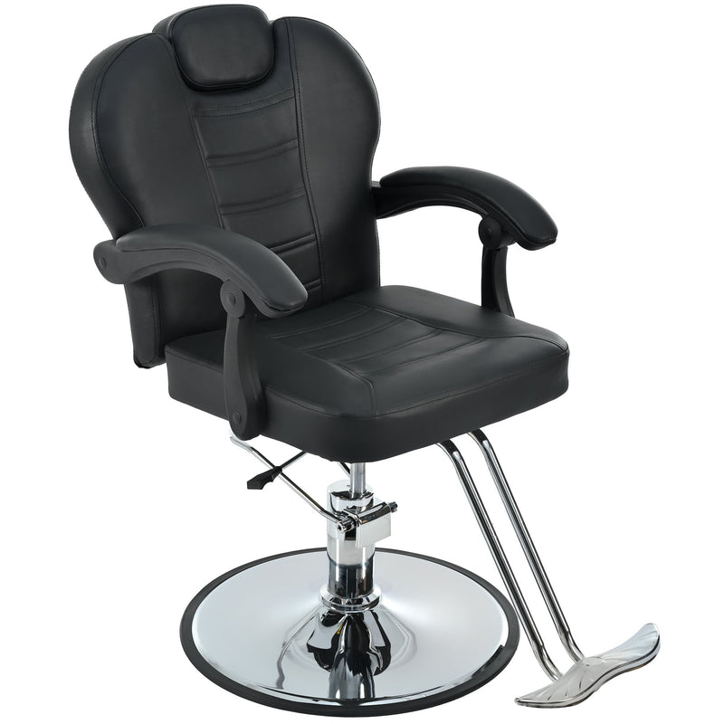 Heavy-Duty Metal Barber Chair