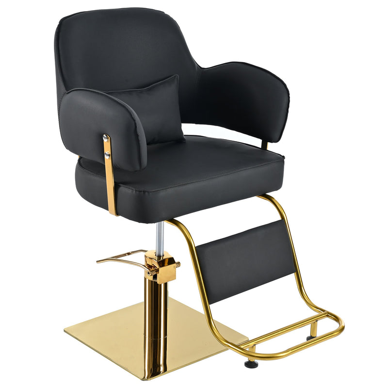 Two-Tone Gold & Black Styling Chair