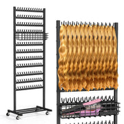 Braiding Hair Rack w/ Wheels - 2 Sided & 286 Pegs 