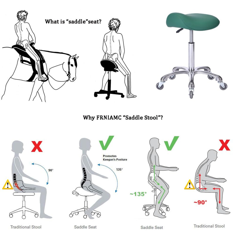 Saddle Stool (Green)