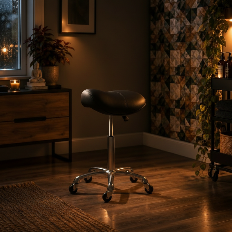 Saddle Stool (Black)